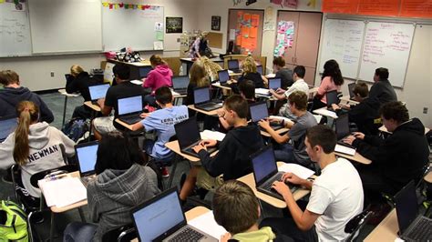 Laptops In The Classroom At Penn High School Youtube