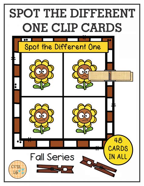 Fall Printable Spot The Difference
