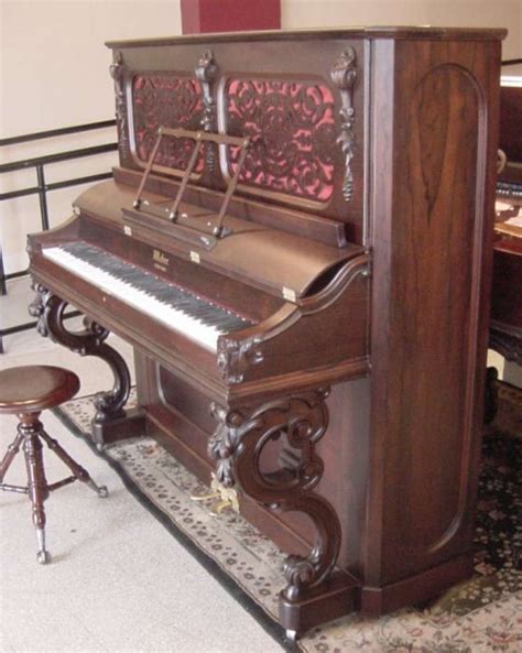 Weber Rococo Victorian Upright Piano Antique Piano Shop