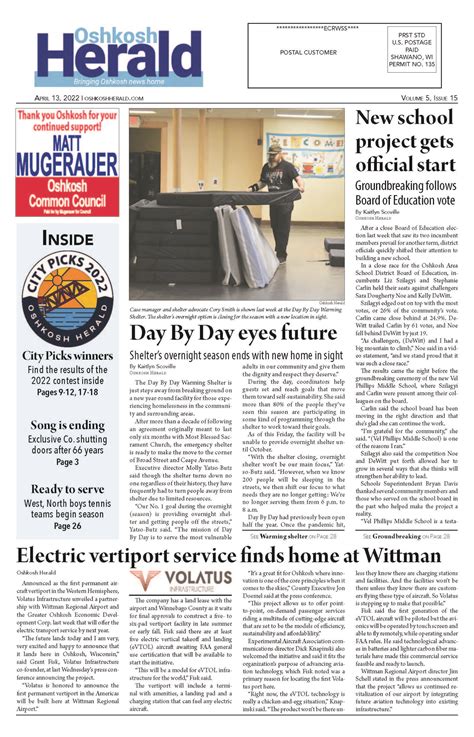 April 13, 2022 Oshkosh Herald - Oshkosh Herald