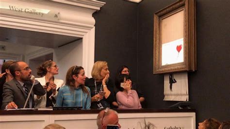 Banksy Artwork Shreds Itself After £1m Auction Sale