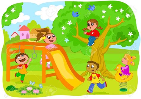 Feliz dibujos animados niños jugando saltando vector de. niños jugando para colorear - Buscar con Google | Niños jugando, Dibujos