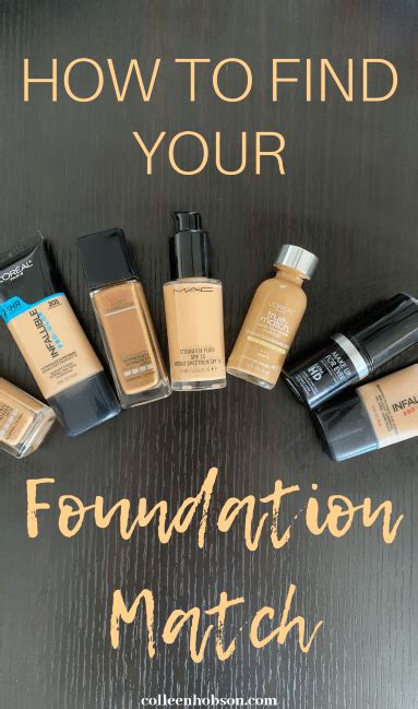 How To Find The Right Foundation Shade Artofit