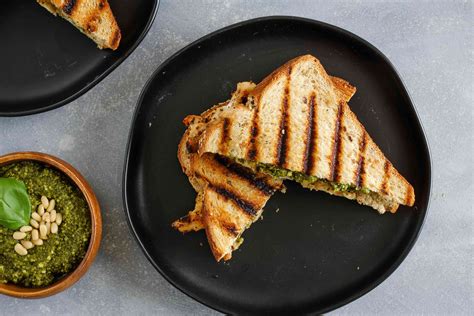 Grilled Chicken Panini Sandwich With Pesto Recipe