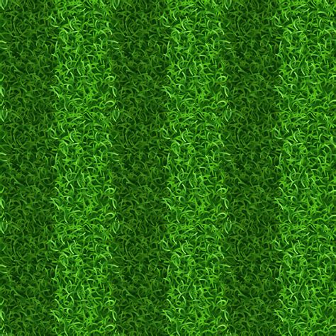 Striped Green Grass Field Seamless Vector Texture By Microvector