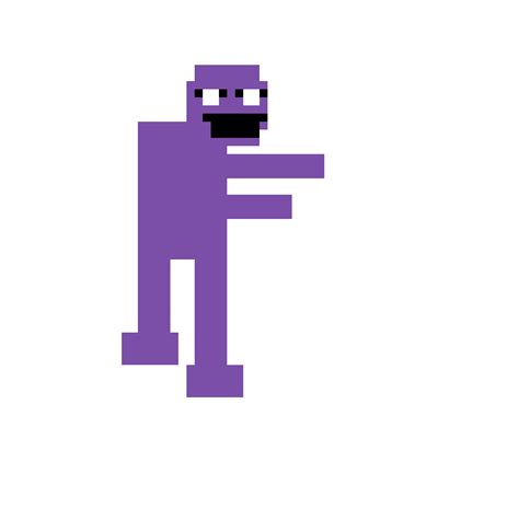 Purple Guy Pixel Art