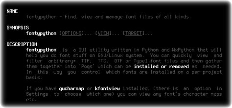 Fonty Python Приложение для просмотра и организации шрифтов
