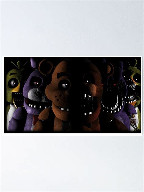 Fnaf Poster By Rizzledorp Redbubble