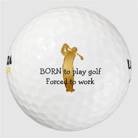 Funny Golf Balls Pack Of Golf Balls Zazzle