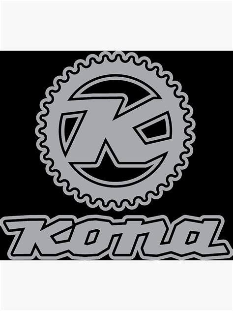 Bicycle Kona Bike Logo Poster By Kimberlydyoung Redbubble