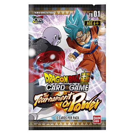 Bandai relaunched the card game on july 28, 2017. Dragon Ball Super Card Game Themed Booster Pack TB01 The Tournament Of - The Games Corner