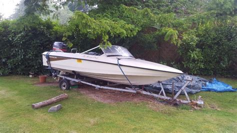Fletcher 14 Foot Speed Boat With 50hp Mariner For Sale In Llanelli