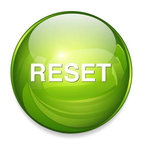 Reset Button Icon — Stock Vector © Sarahdesign85 70280635