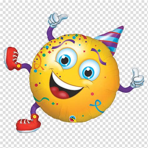 Happy Birthday Balloons And Smiling Emoji Gif Gifdb Com My Xxx Hot Girl