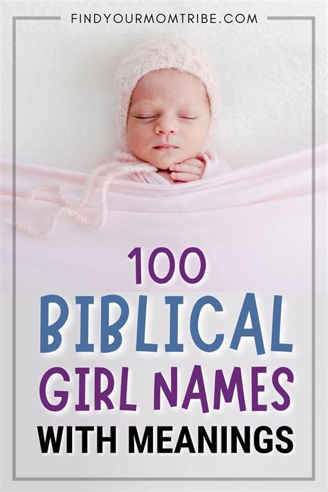 100 Best Biblical Girl Names With Meanings For Your Little Angel In