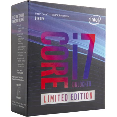Intel Core I7 8086k Lga 1151 Processor Bx80684i78086k Bandh Photo
