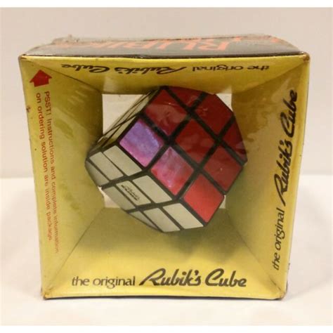 Rubiks Cube 1980 In Original Box Vintage W Rare No Bar Code Box