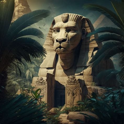 Sphinx In The Jungle 2 By Obsidianplanet On Deviantart