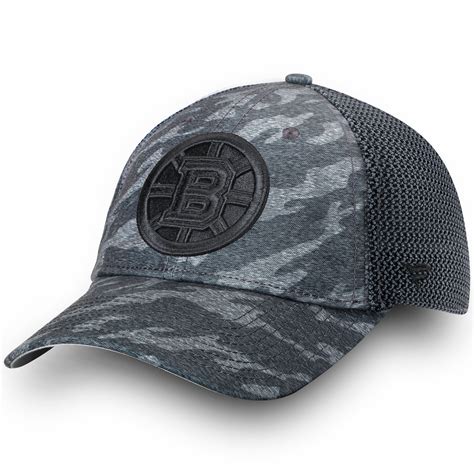 Fanatics Branded Boston Bruins Gray Made2move Trucker Adjustable Hat