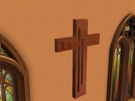 Mod The Sims New Cross With Light Wall Crosses Light Cross