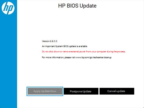 Hp Consumer Notebook Pcs Updating The Bios Basic Input Output System Windows Hp® Support