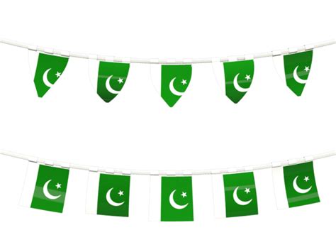 Rows Of Flags Illustration Of Flag Of Pakistan