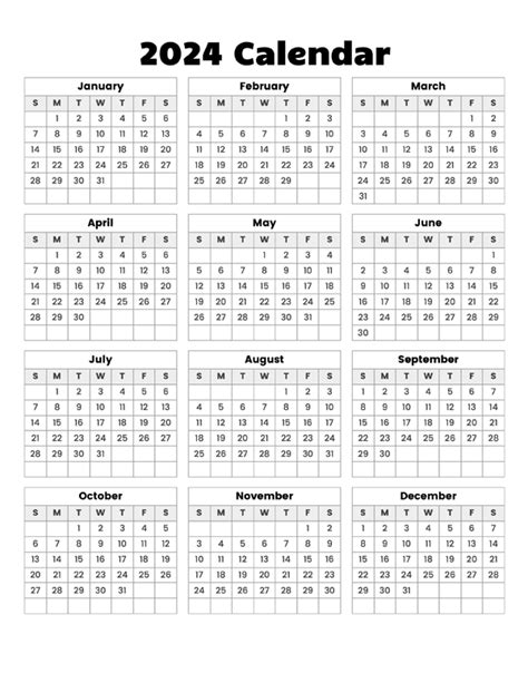 2024 Calendar At A Glance Mil Lauree