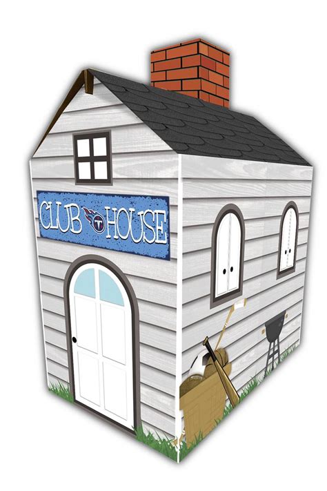 Tennessee Titans Cardboard Clubhouse Playhouse
