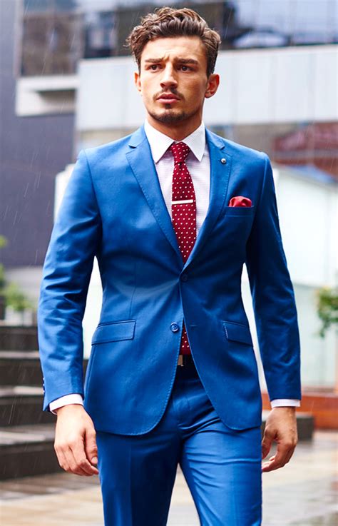 You can choose black or red. Blue Suit Color Combinations With Shirt and Tie - Suits Expert