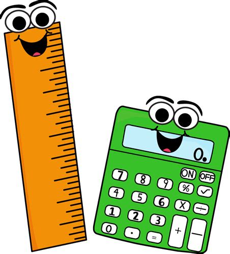 Ruler And Calculator Clip Art Ruler And Calculator Vector Image