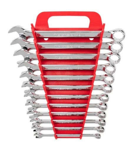 Tekton Combination Wrench Set 12 Piece 8 19 Mm With Holder Dcmx Tools