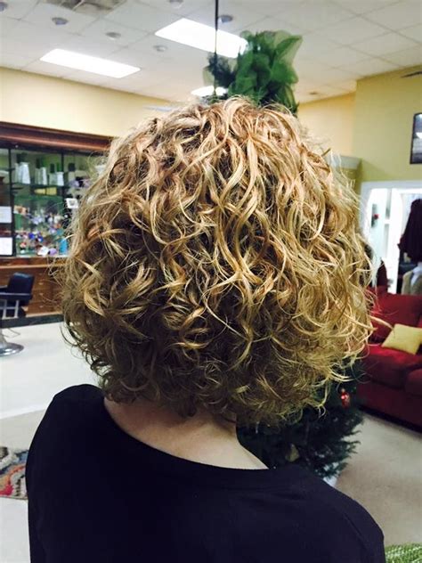 Very Nice Medium Length Permed Style With Loose Curl Permed