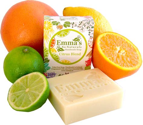 Emmas Citrus Fruits Soap And Box Emmas So Naturals