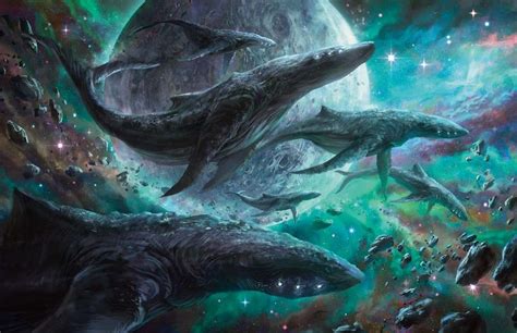 Kindori Space Whales From Spelljammer Dnd Rwhalesinthesky