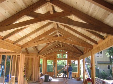 Timber Trusses Pacfic Post And Beam Timber Frame Garage Timber