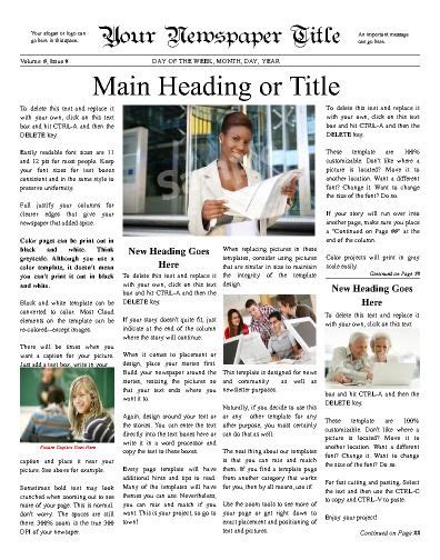 The times brings you the world. New York Time Newspaper Template | merrychristmaswishes.info
