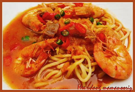 no music cara membuat mie kuah udang resep mie kuah udang bahan: mamanooriz blog: Sajian hari ini - Mee Udang