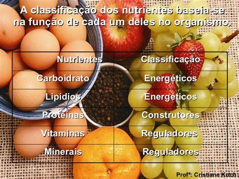 Alimentos Nutrientes E Saúde