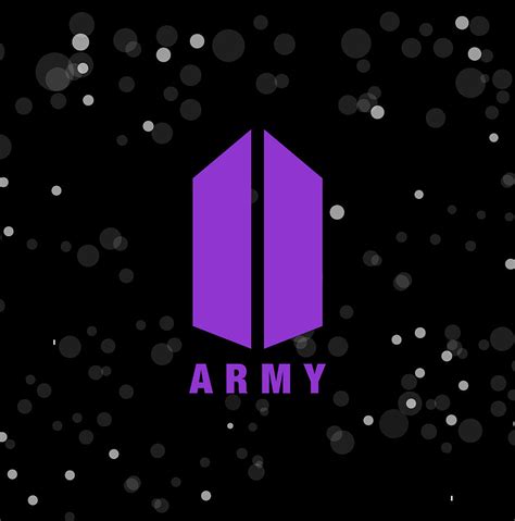 BTS Army Logo Mixed Media By Angel PurpleTete Pixels