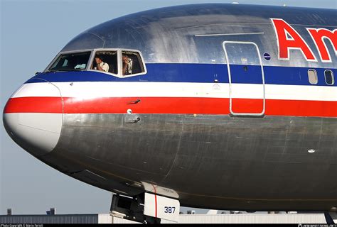 N387am American Airlines Boeing 767 323erwl Photo By Mario Ferioli