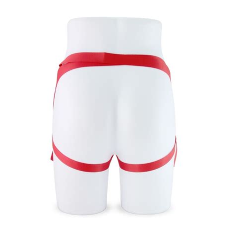 Red Strap On Harness Kit G Spot Anal P Spot Pegging Dildo Dong Prostate Massager Ebay