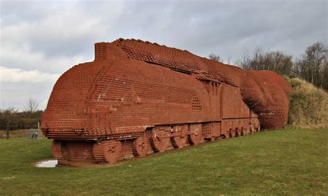 Brick Train Sculpture Darlington County Durham England Flickr
