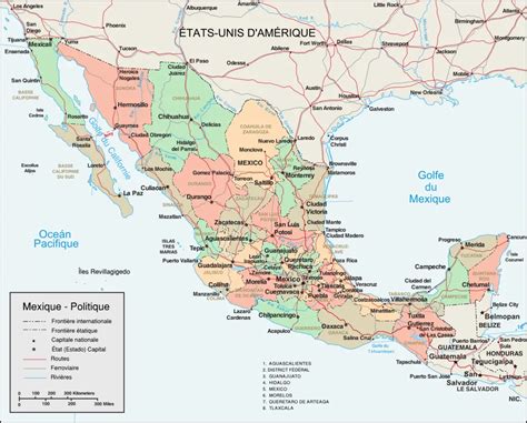 Carte Du Mexique Découvrez Le Mexique Du Nord Au Sud Amérique Du Sud