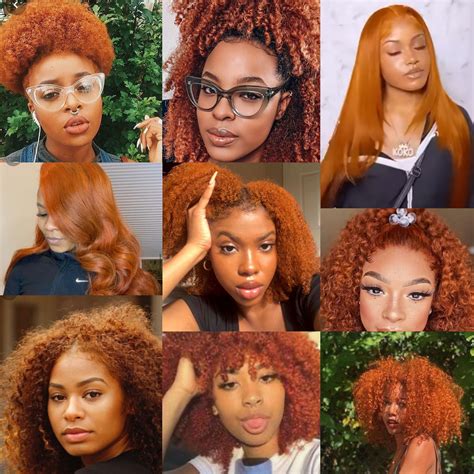 Black Women With Ginger Hair Dyed Curly Hair Dyed Natural Hair Natural Hair Styles For Black