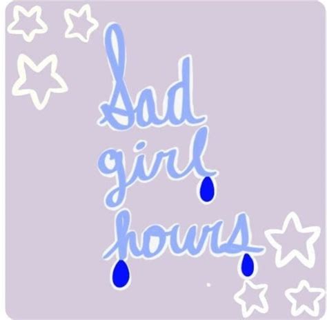 Sad Girl Hours Sticker Etsy