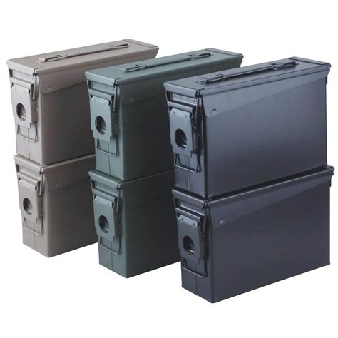 High Desert 030 Cal 11 In X 375 In Steel Metal Ammo Storage Boxes