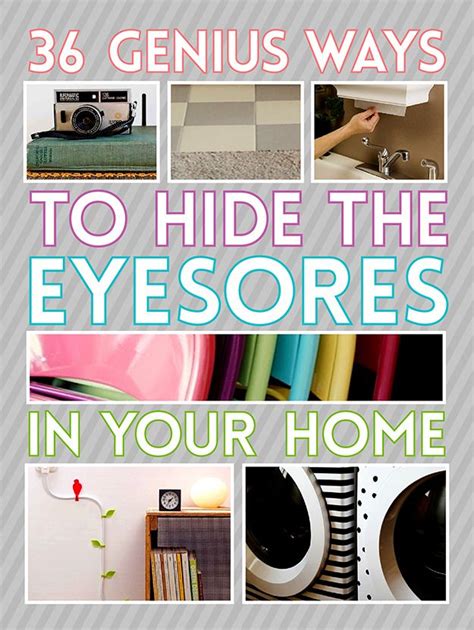 36 Genius Ways To Hide The Eyesores In Your Home Home Projects