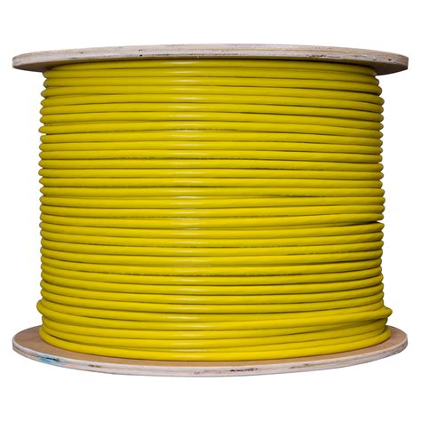 Our cat8 ethernet cable bulk is not only intended for data centers and telecommunications network as it can be used for other high performance networking cat8 bulk cables are available in shielded forms as the cable is composed of large diameter wires. 1000ft Shielded Yellow Cat6 Ethernet Spool, Solid, Bulk