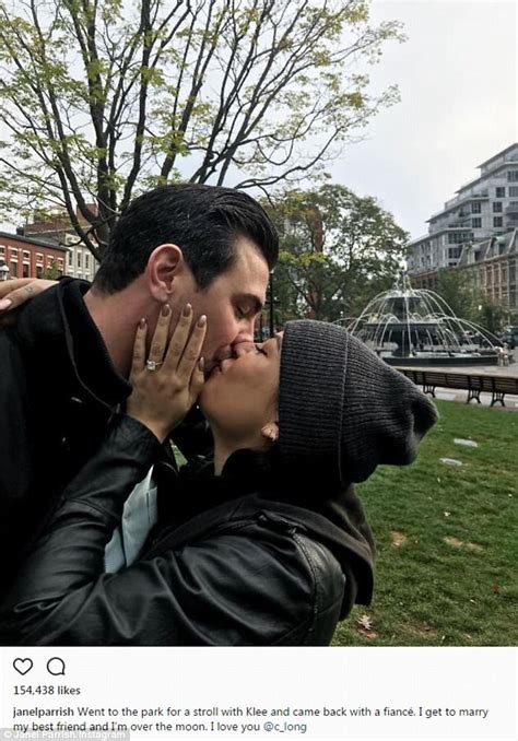 Janel Parrish Is Engaged To Longtime Love Chris Long Daily Mail Online