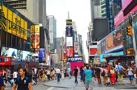 Busy Streets In New York Usa Picture And Hd Photos Free Download On